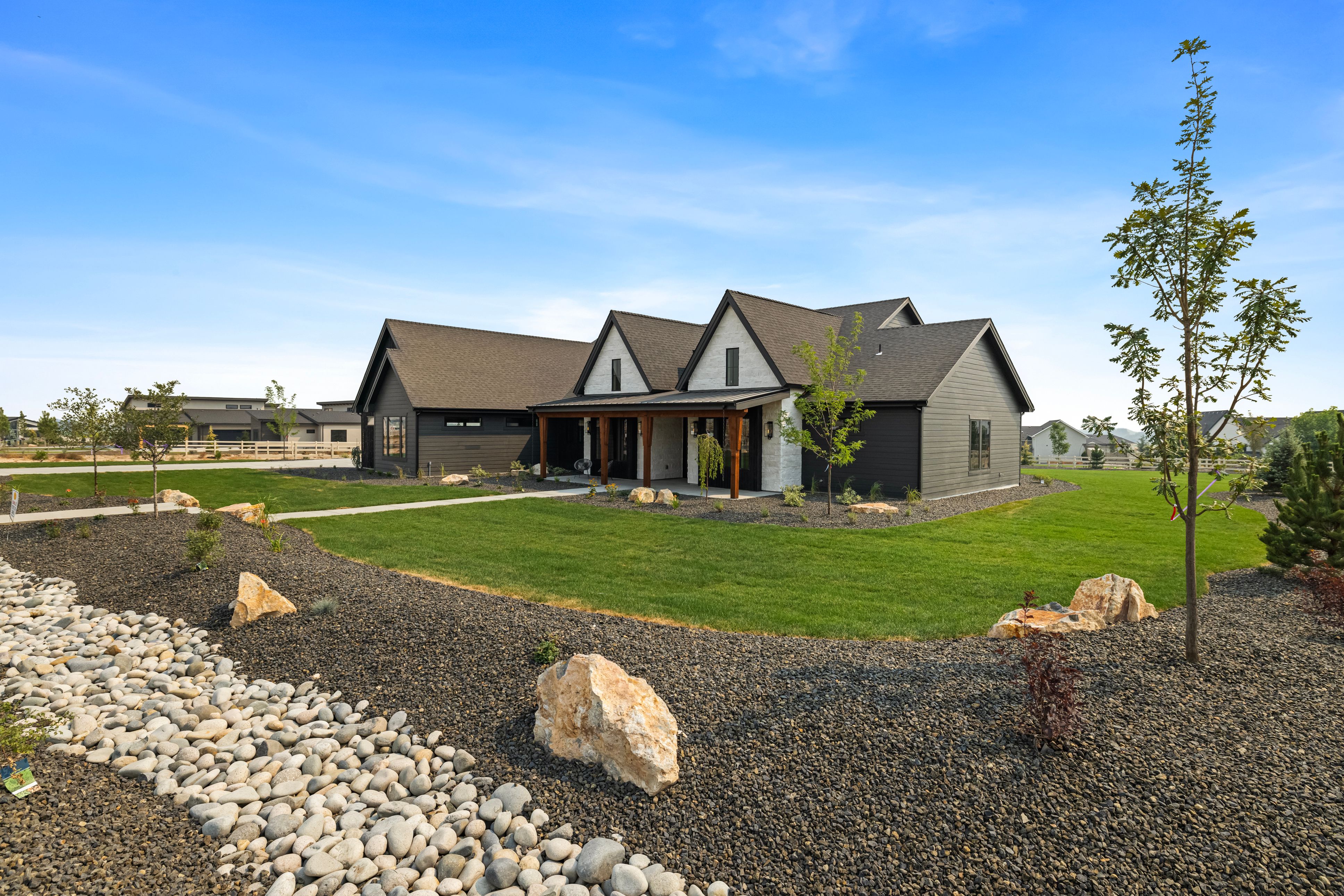 Sawtooth — exterior elevation detail