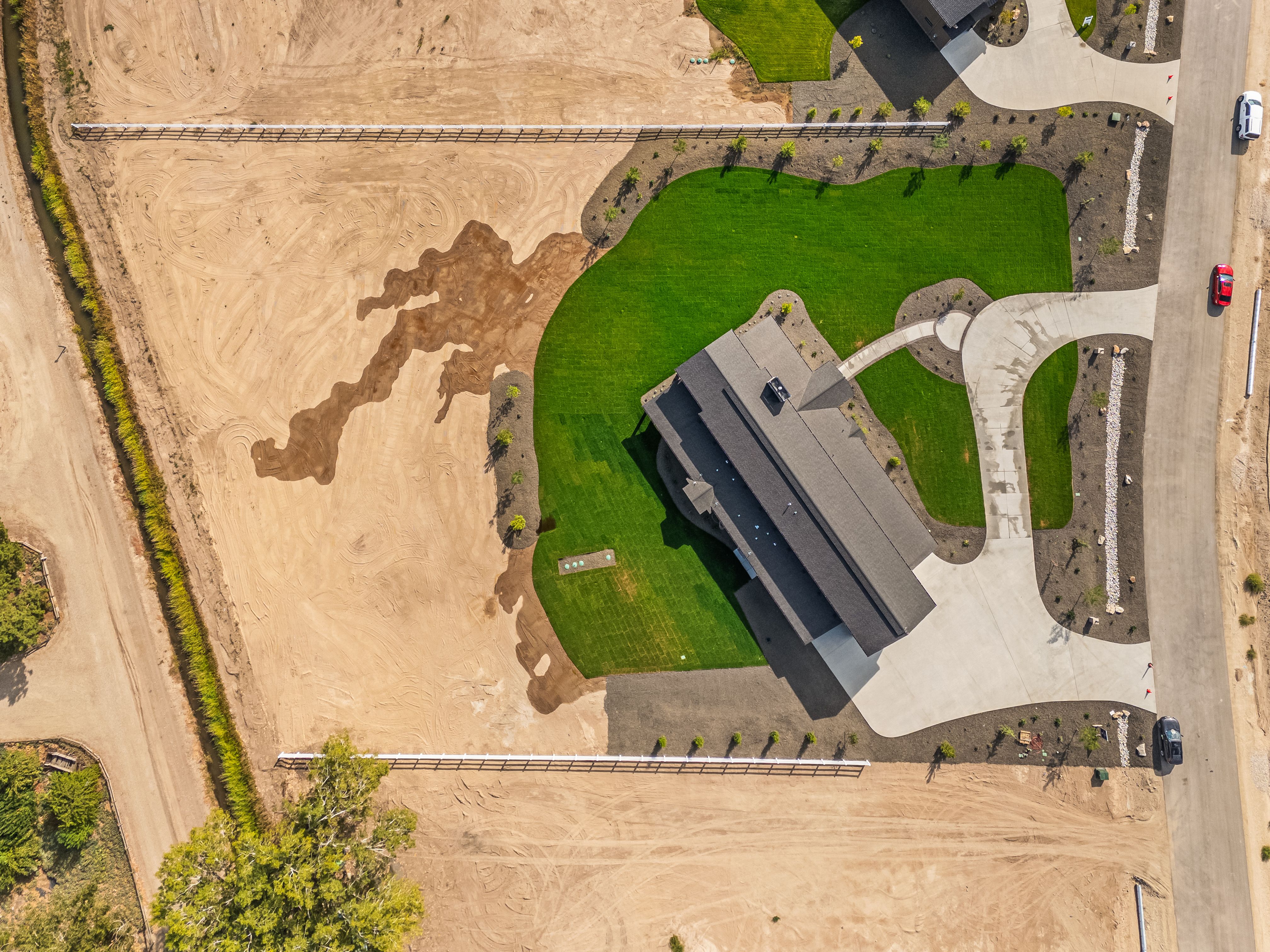 The Yellowstone — aerial perspective showing roofline