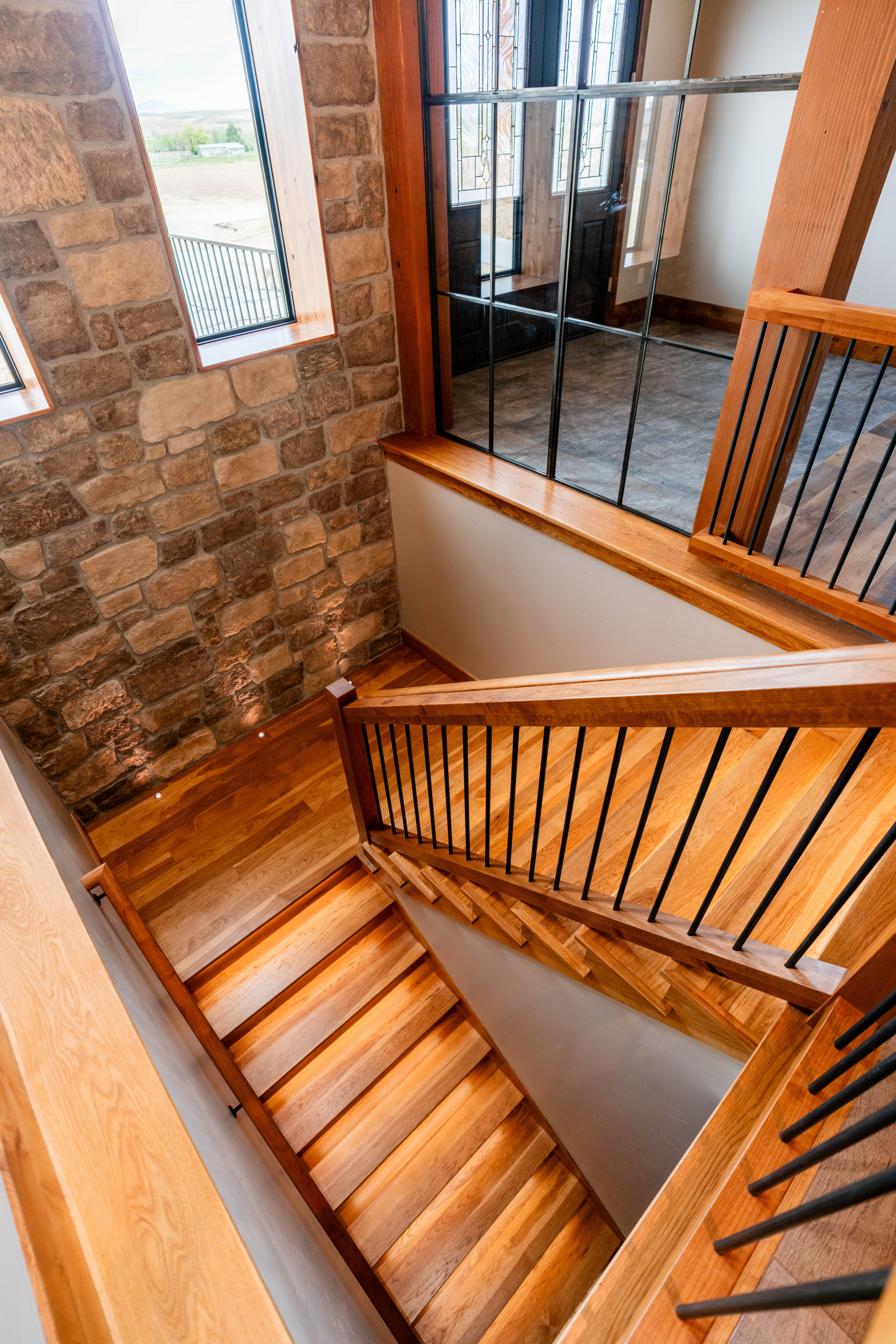 Twilight exterior — Hawk Nest, first view