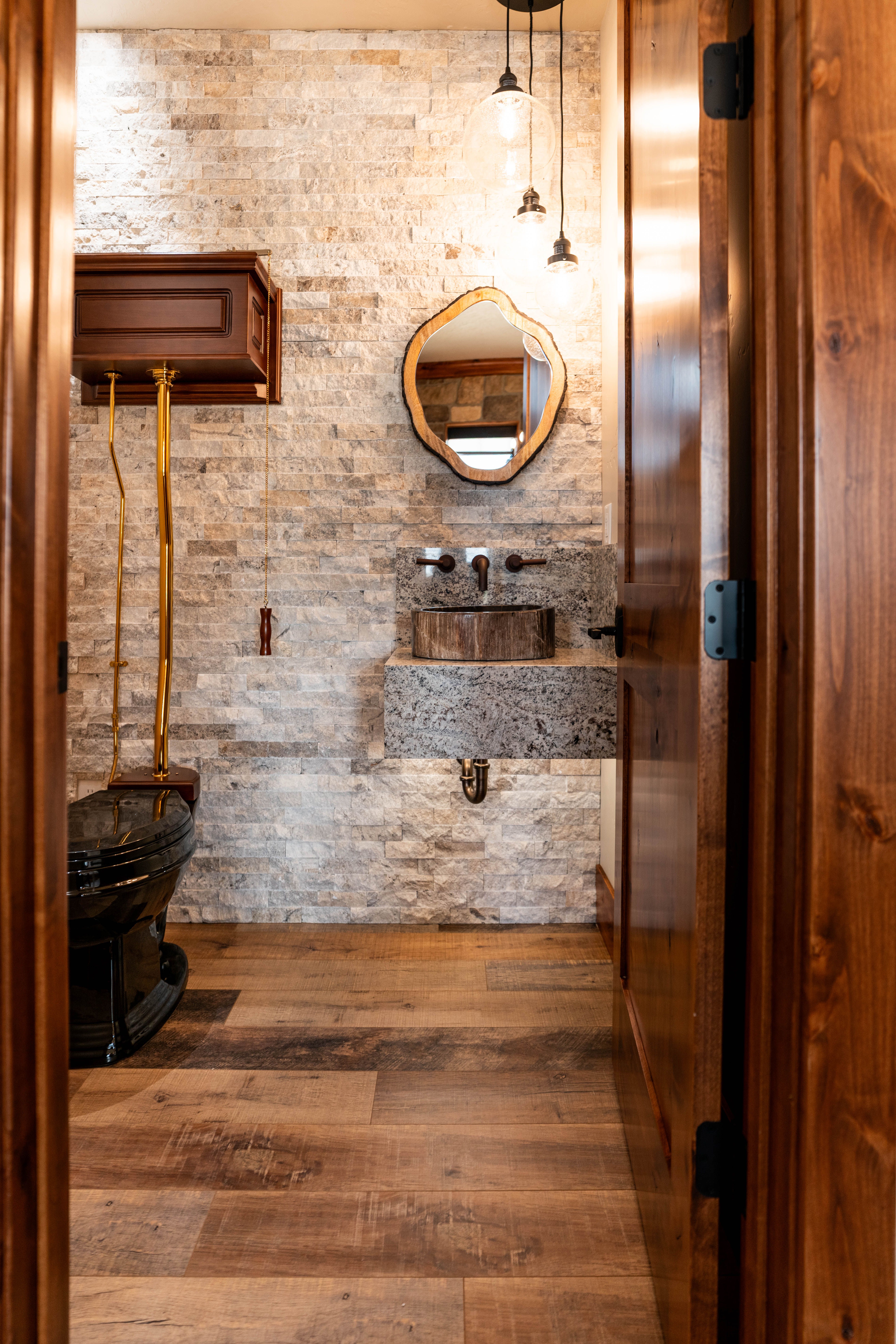 Barn interior — Hawk Nest property