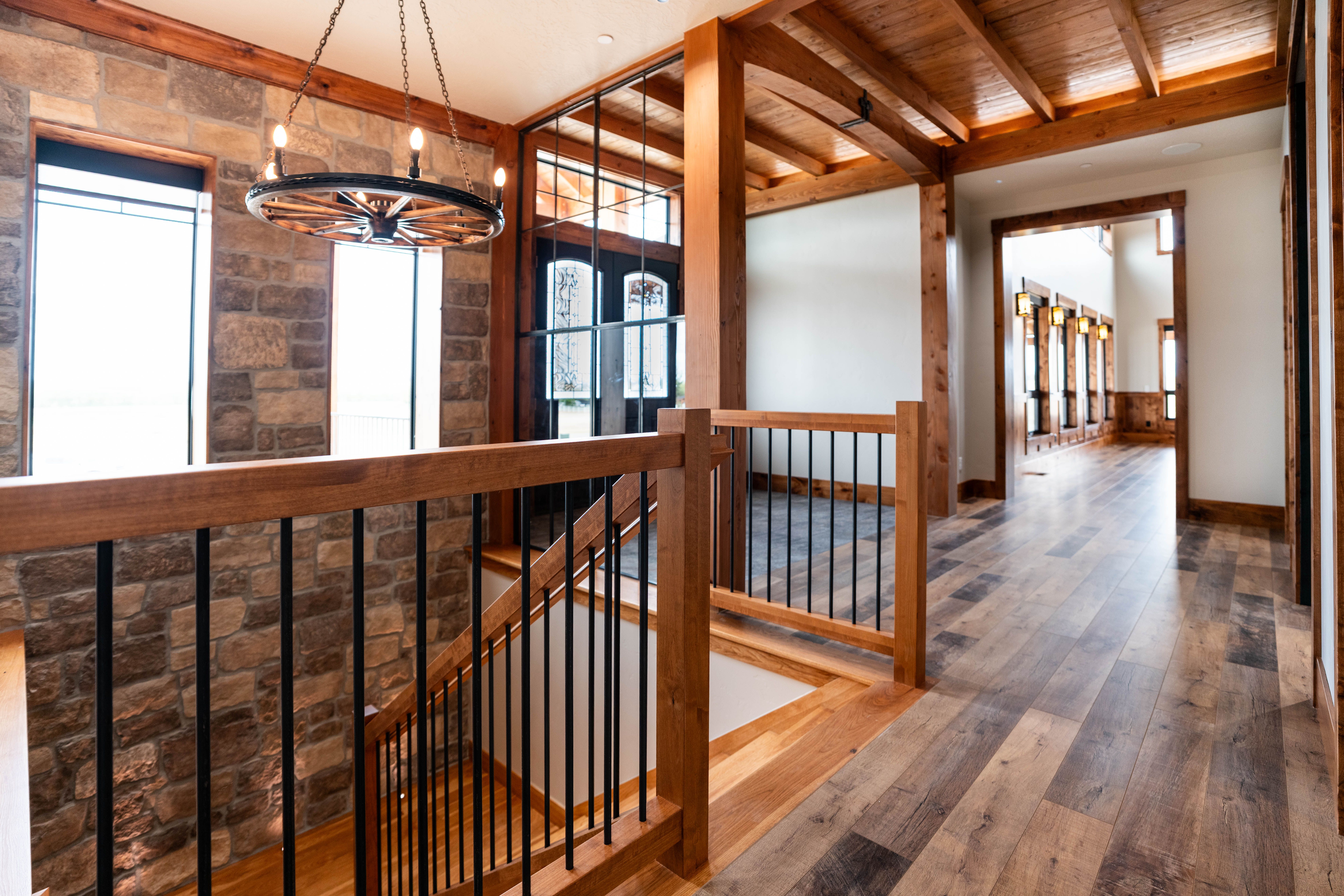 Interior craftsmanship detail — Hawk Nest