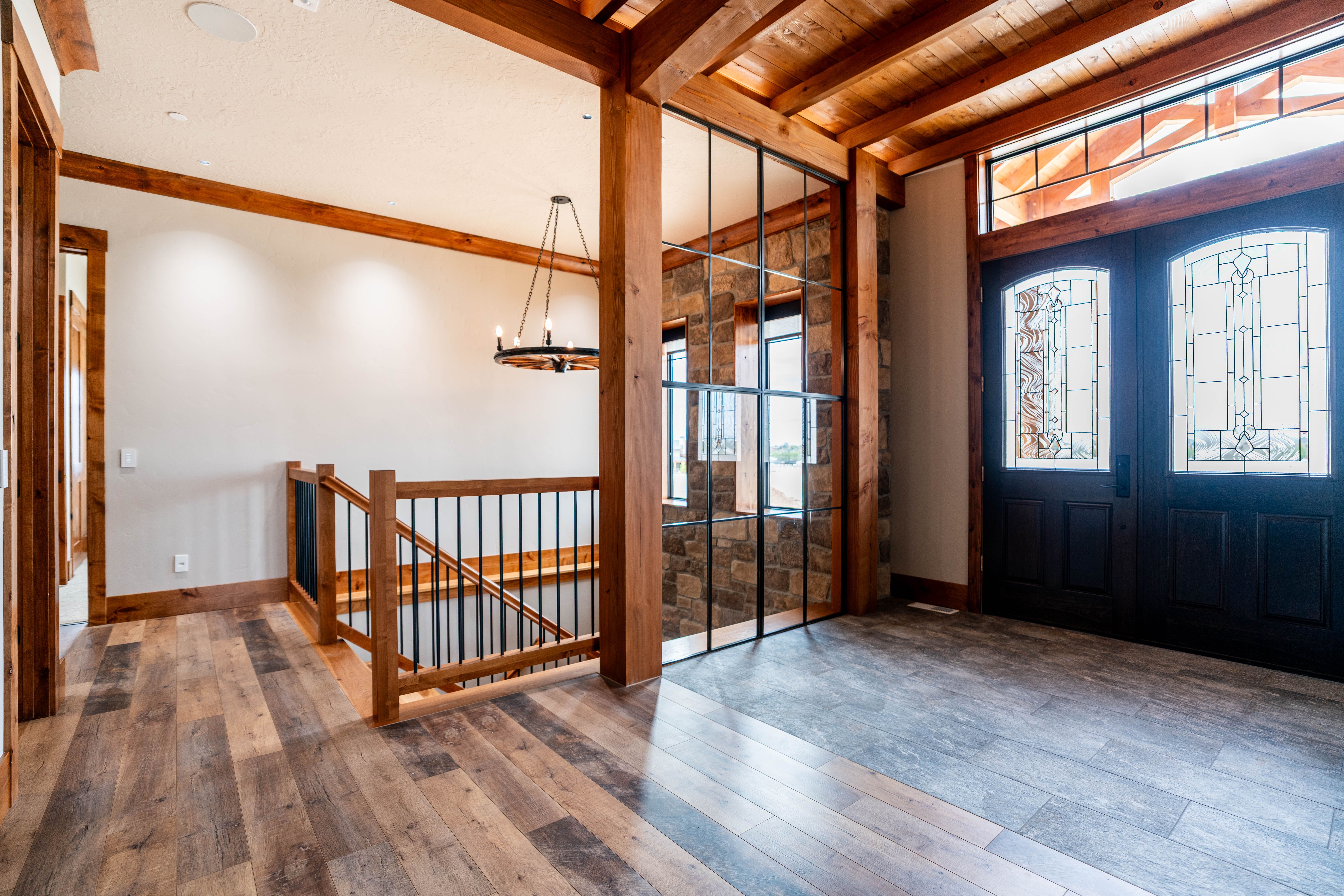 Hawk Nest kitchen — custom cabinetry and integrated appliances